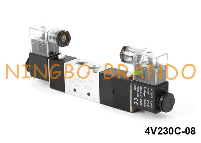Тип пневматический клапан соленоида 4V230C-08-DC24V DC24V 4V230C-08 Airtac