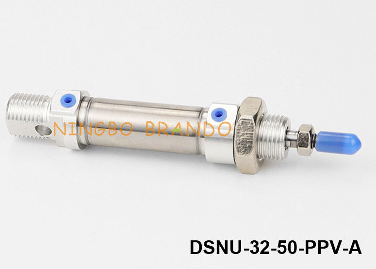 Тип ISO 6432 Festo цилиндров воздуха плунжерного штока пневматический DSNU-32-50-PPV-A