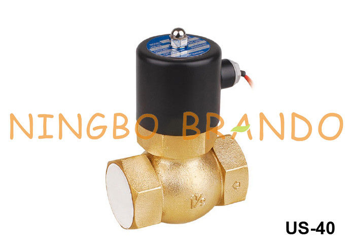 тип клапан соленоида 1 1/2 пара латунный» 24V 220V 2L-40 US-40 Uni-D