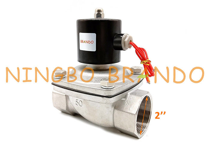 путь NC 2&quot; 2S500-50 SUW-50 2/2 клапан соленоида регулирования потока SS304