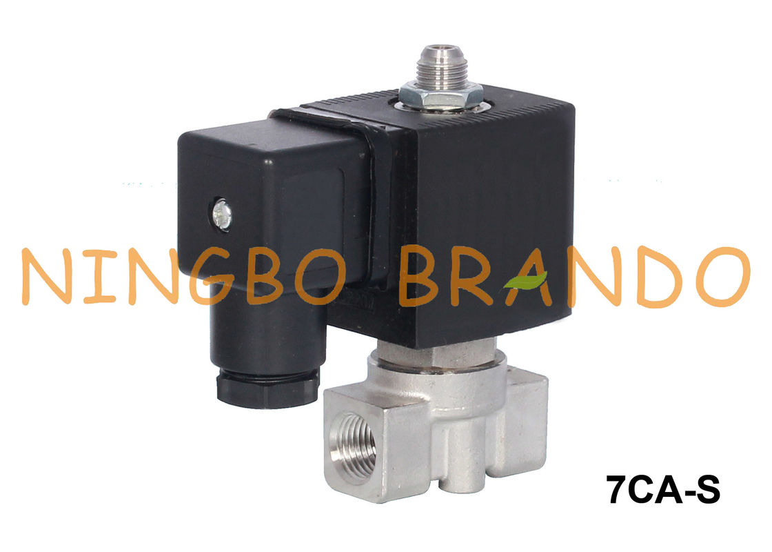 Клапан соленоида 1/8&quot; 1/4&quot; нержавеющей стали NC 3 путей 12VDC 24VDC 110VAC 220VAC