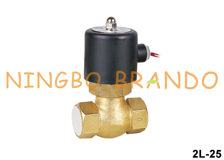 2L-25 US-25 1&quot; латунный клапан соленоида DN25 для пара 24V 220V