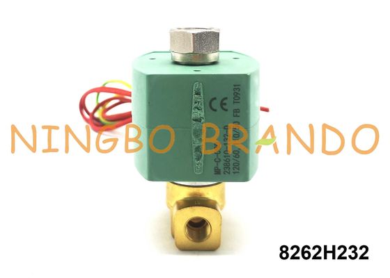 ASCO Type 8262H232 1/4'' Inch 2 - Way Brass Solenoid Valve Direct Operated 262 Seires
