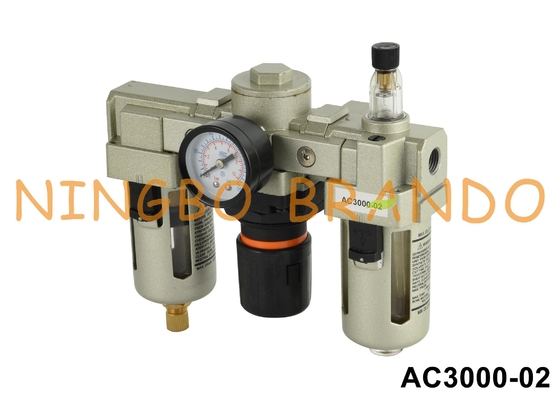 AC3000-02 1/4" SMC тип Пневматический фильтр регулятор смазка Обработка источника воздуха