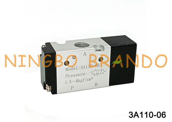 Пневматический управляющий клапан AIRTAC типа 3A110-06 1/8'' 3-ходовой пневматический пилотный клапан