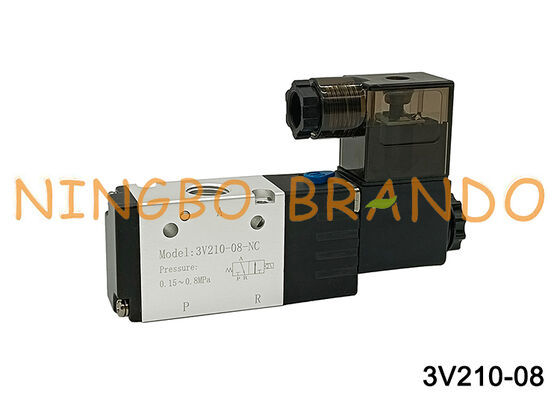 Airtac Тип 3V210-08-NC 3V210-08-NO Электромагнитный клапан 3/2-ходовой, серия 3V200
