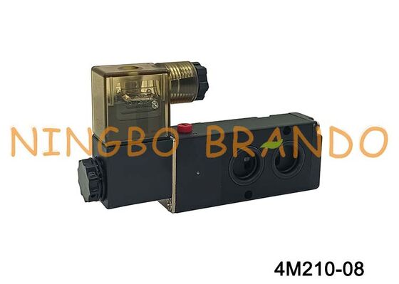 Электромагнитный клапан Airtac типа 4M210-08 NAMUR 4M21008A, 5/2-ходовой, серия 4M