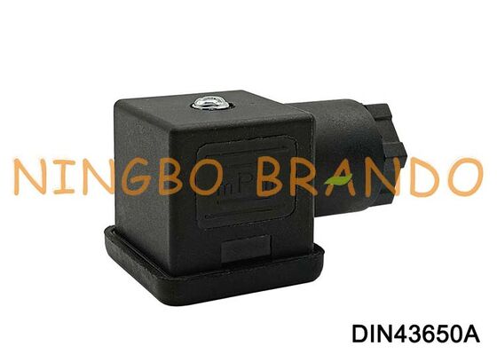 DIN43650A Разъем электромагнитной катушки 18 мм, 3-контактный DIN 43650, тип A
