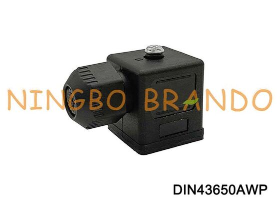 DIN43650A Водонепроницаемый разъем катушки электромагнитного клапана IP67