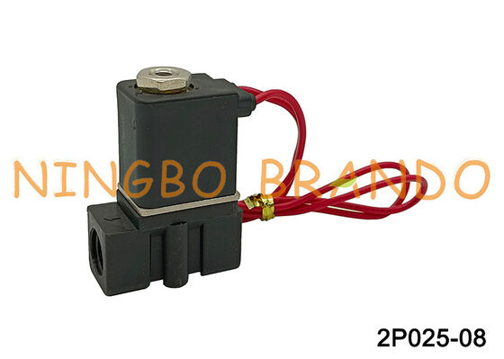 AC220V 2P025-08 1/4' 2/2 Пневматический электромоторный клапан из пластика прямого действия