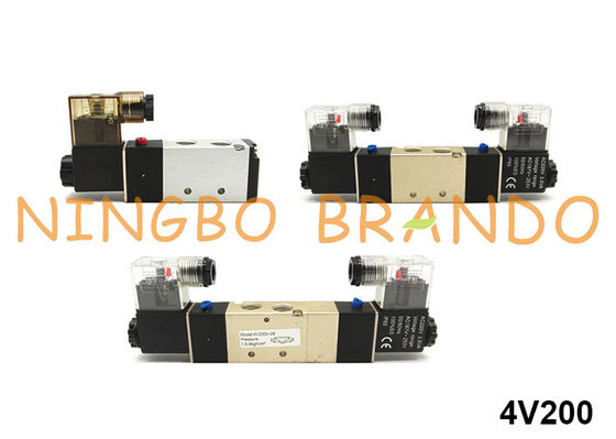 Тип клапан соленоида 4V210-08 4V220-08 4V230C-08 24VDC 220VAC Airtac