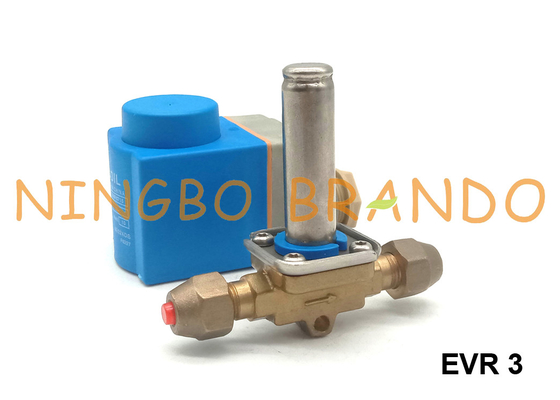 EVR 3 NC 032F8107 1/4" тип клапан соленоида 220VAC Danfoss рефрижерации