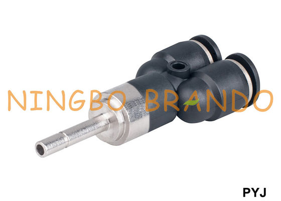 Тип пластиковый пневматический путь серии вставляемый y PYJ штуцеров шланга 3